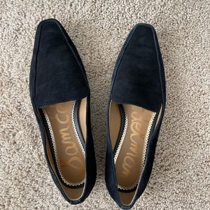 Sam Edelman black suede loafers